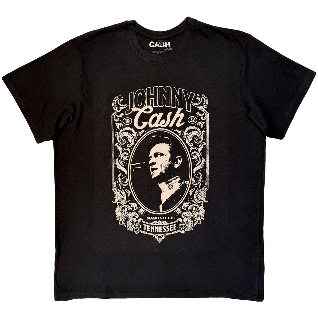 Johnny Cash - Nashville - Black Carbon t-shirt