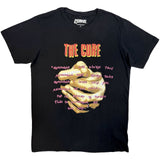 The Cure - Praying Hands Treasure Lyric - Black Carbon t-shirt