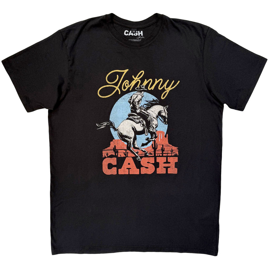 Johnny Cash - Cowboy - Black Carbon t-shirt