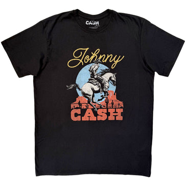 Johnny Cash - Cowboy - Black Carbon t-shirt