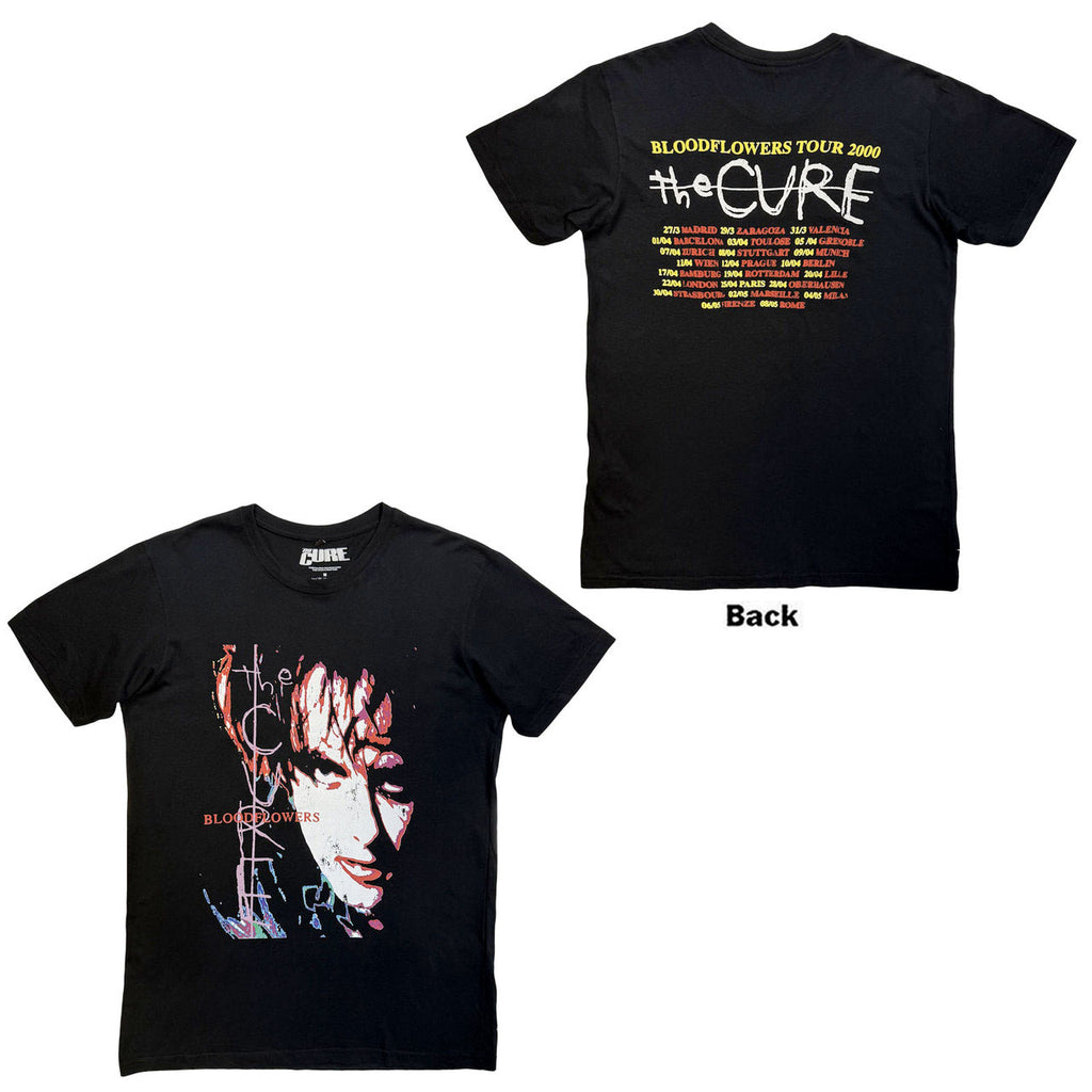 The Cure - Bloodflowers Tour 2000 - Black Carbon t-shirt
