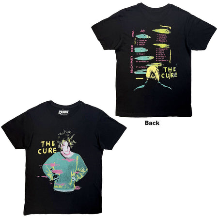 The Cure - Beach Party Tour '86 - Black Carbon t-shirt