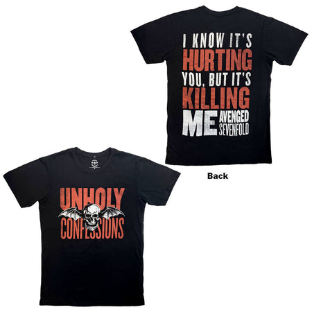 Avenged Sevenfold - Unholy Confessions - Black Carbon t-shirt