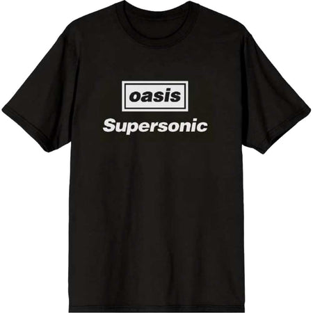 Oasis - Supersonic Title - Black T-shirt