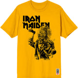 Iron Maiden - Est 1975 Eddie Axe Graphic - Yellow t-shirt