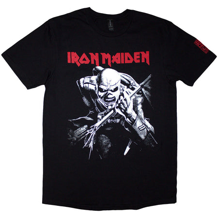 Iron Maiden - 50 Trooper Charge White with/sleeve print - Black t-shirt