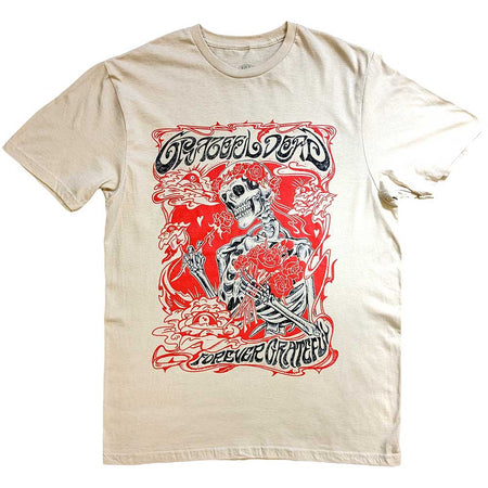 Grateful Dead - Forever Red Frame - Sand  t-shirt