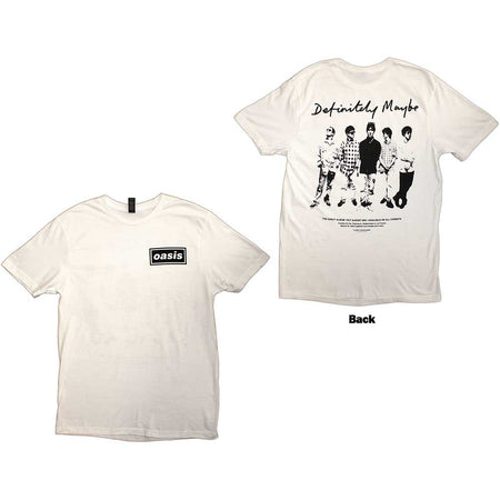 Oasis - Definitely Maybe Promo - White t-shirt