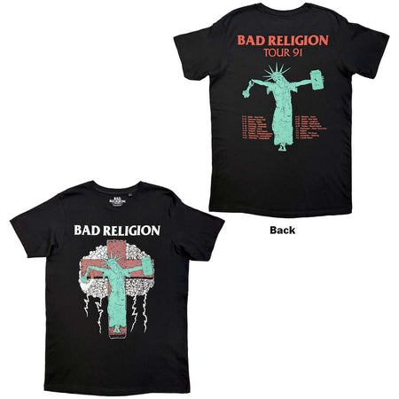 Bad Religion - Liberty '91 Tour - Black t-shirt