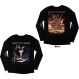 Disturbed - European Tour 2023 Divisive -Long Sleeve - Black t-shirt