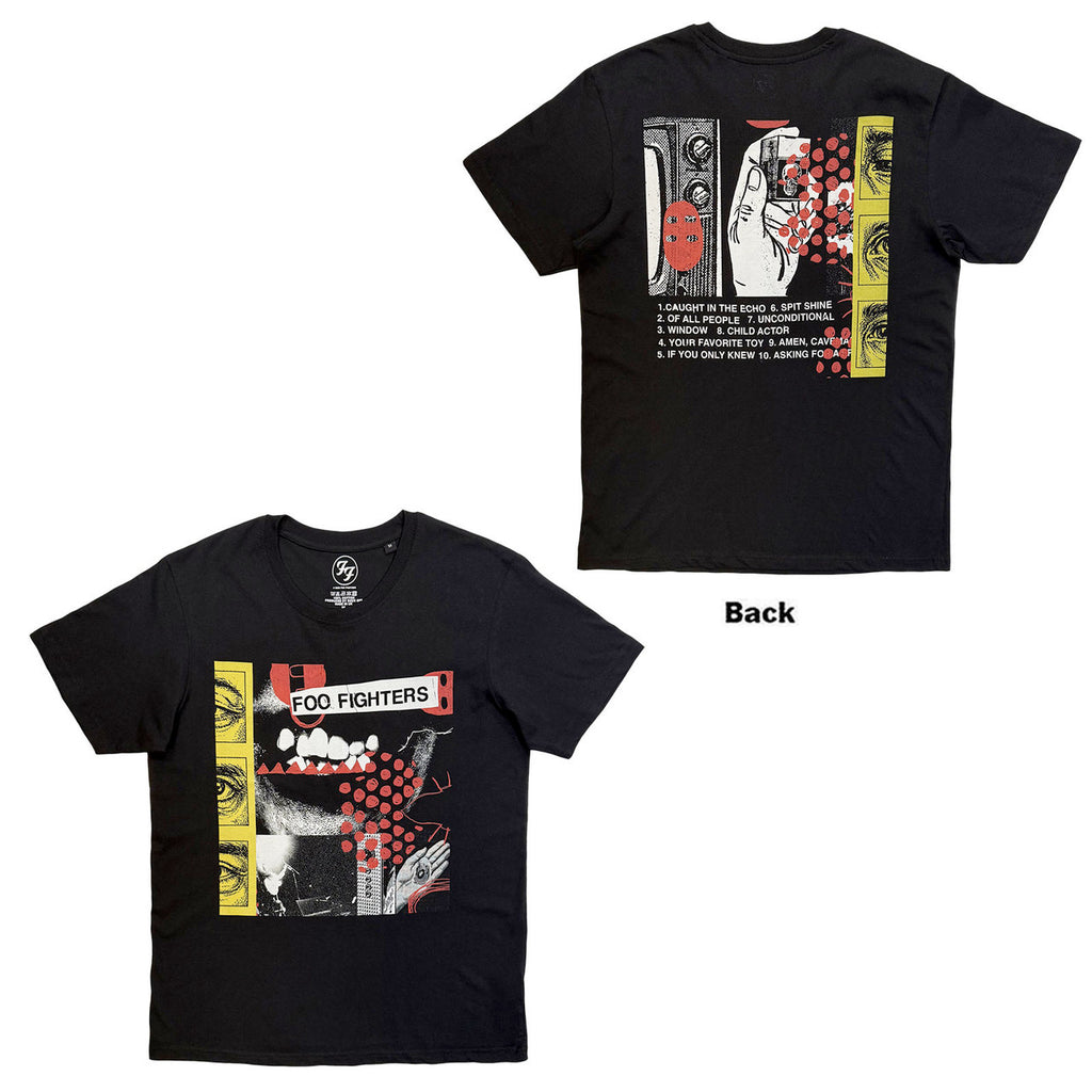 Foo Fighters - Your Favourite Toy Album Tracklist - Black t-shirt