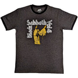 Black Sabbath - Vol 4 - Charcoal Grey Ringer t-shirt
