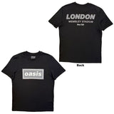 Oasis - City Pop Up - London '25 Limited Ex-Tour - Black t-shirt