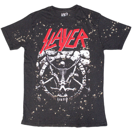 Slayer - Divine Splatter - Black Dye Wash t-shirt
