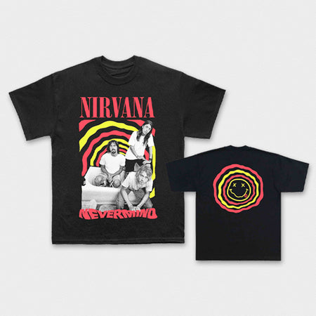 Nirvana - Nevermind Bathtub - Black Carbon t-shirt