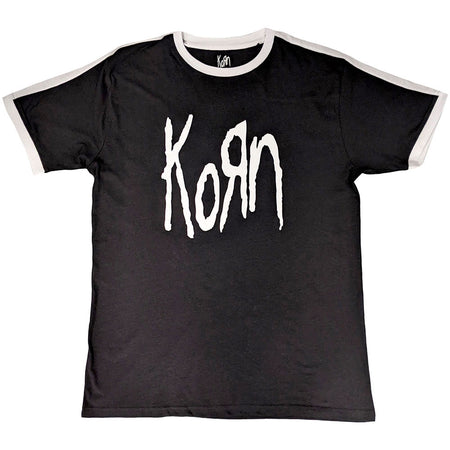 Korn - Logo - Black Ringer t-shirt