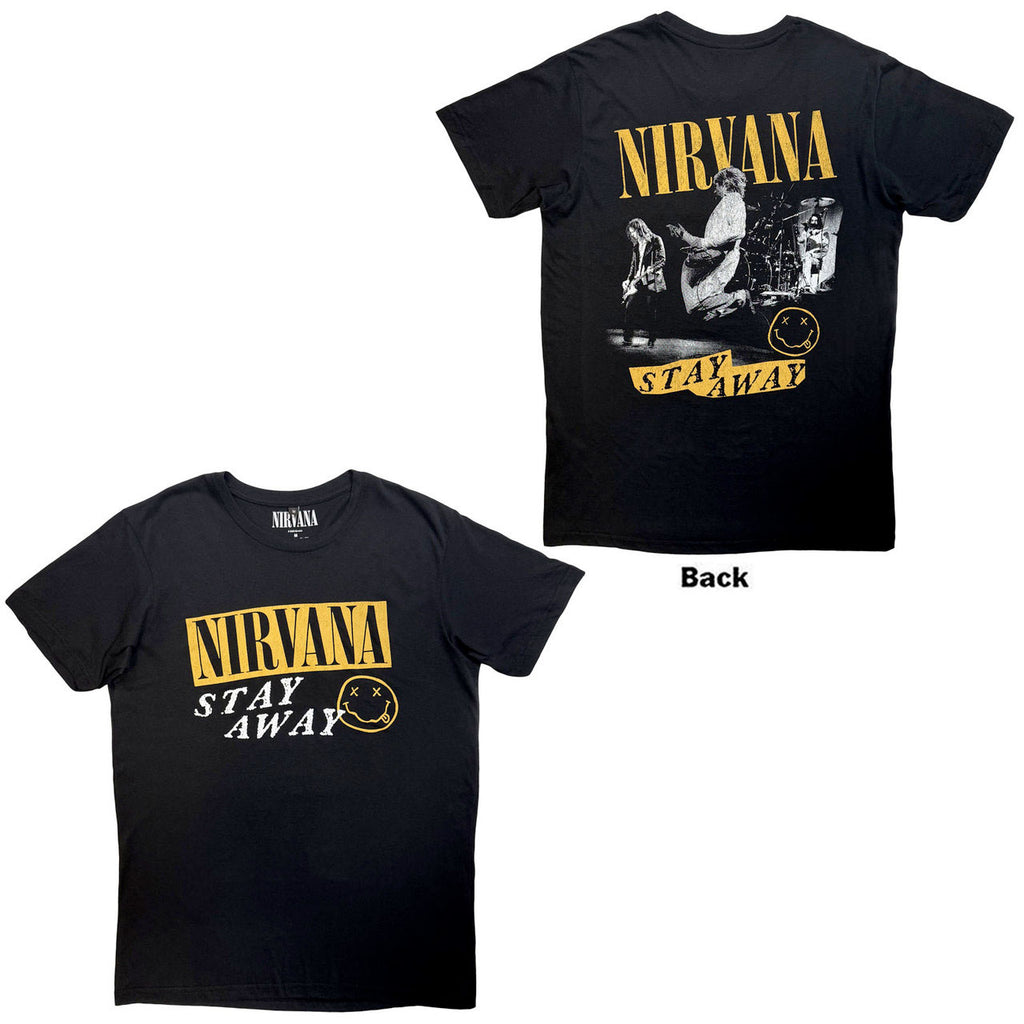 Nirvana - Stay Away - Black Carbon t-shirt