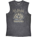 Def Leppard - Diamond Star Halos - Charcoal Grey Tanktop t-shirt
