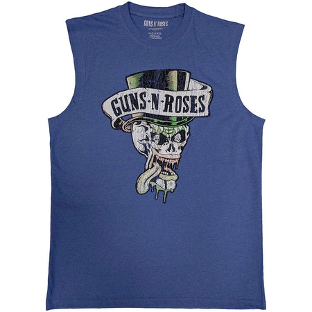 Guns N Roses - Top Hat & Tongue - Purple Tanktop t-shirt