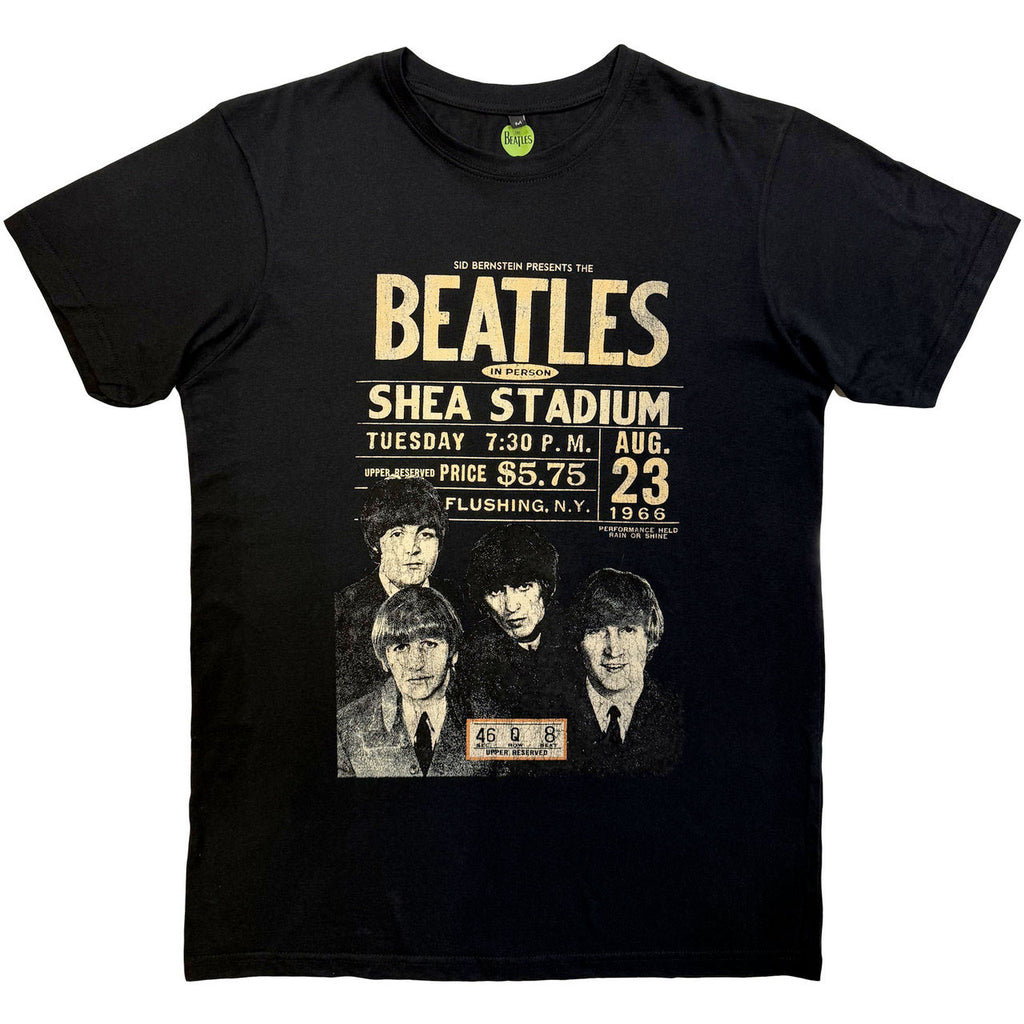 The Beatles - Shea '66  - Black Carbon t-shirt
