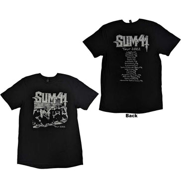 Sum 41 - Band Photo European Tour 2022 - Black t-shirt