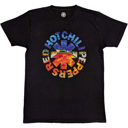 Red Hot Chili Peppers - Californication Asterisk  -  Black Pigment Wash t-shirt