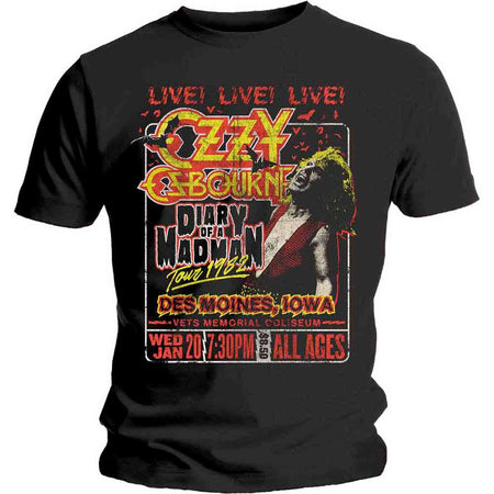 Ozzy Osbourne - Diary Of A Madman Tour - Black t-shirt