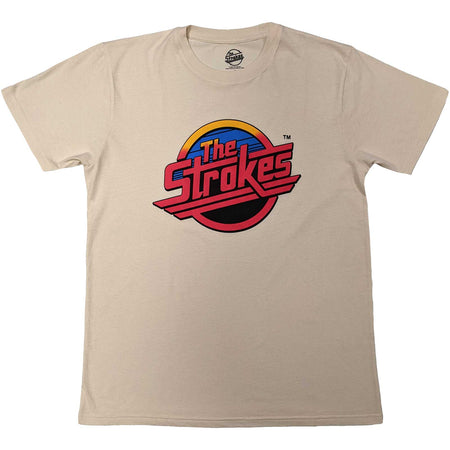 The Strokes - Red Logo - Natural  t-shirt