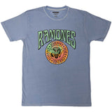 Ramones - Crest Psych - Light Blue Pigment Wash  t-shirt