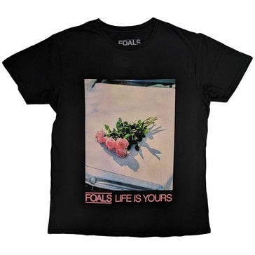 FOALS - Life Is Yours  - Black T-shirt