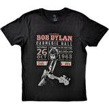 Bob Dylan - Carnegie Hall '63 - Black  T-shirt