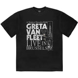 Greta Van Fleet - Night Of Revelry - Black  t-shirt