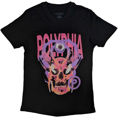 Polyphia - Skull Circle P - Black T-shirt