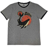 Gojira - Whale - Red Ringer t-shirt
