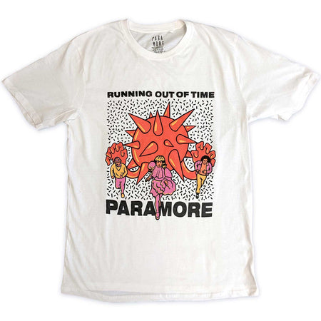 Paramore - Running out Of Time - White t-shirt