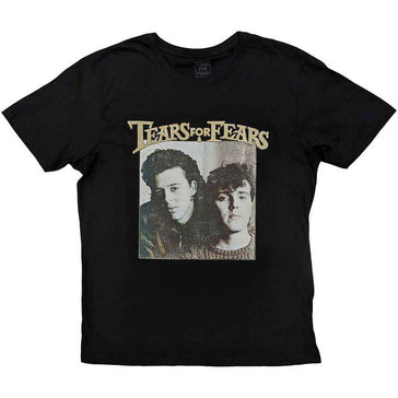 Tears For Fears - Throwback Photo - Black  T-shirt