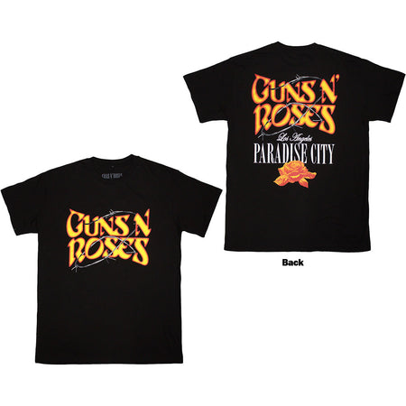 Guns N Roses - Paradise City - Black  t-shirt