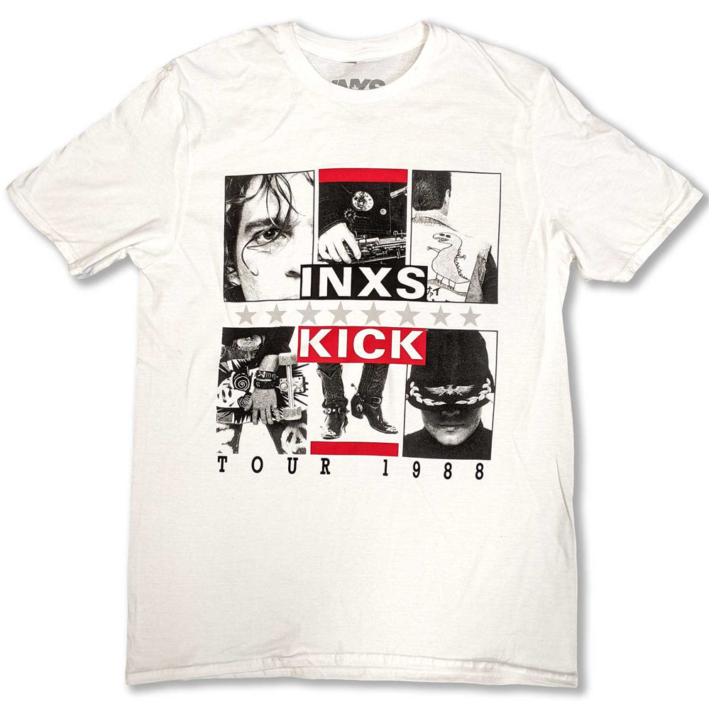 INXS - Kick Tour - White t-shirt