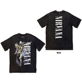 Nirvana - In Utero Angel Wash - Ltd Edition Unplugged Designer  - Black t-shirt