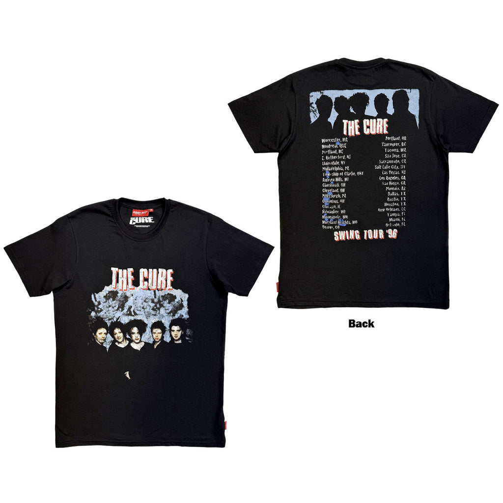 The Cure - Swing Tour '96 - Ltd Edition Unplugged Designer  - Black t-shirt