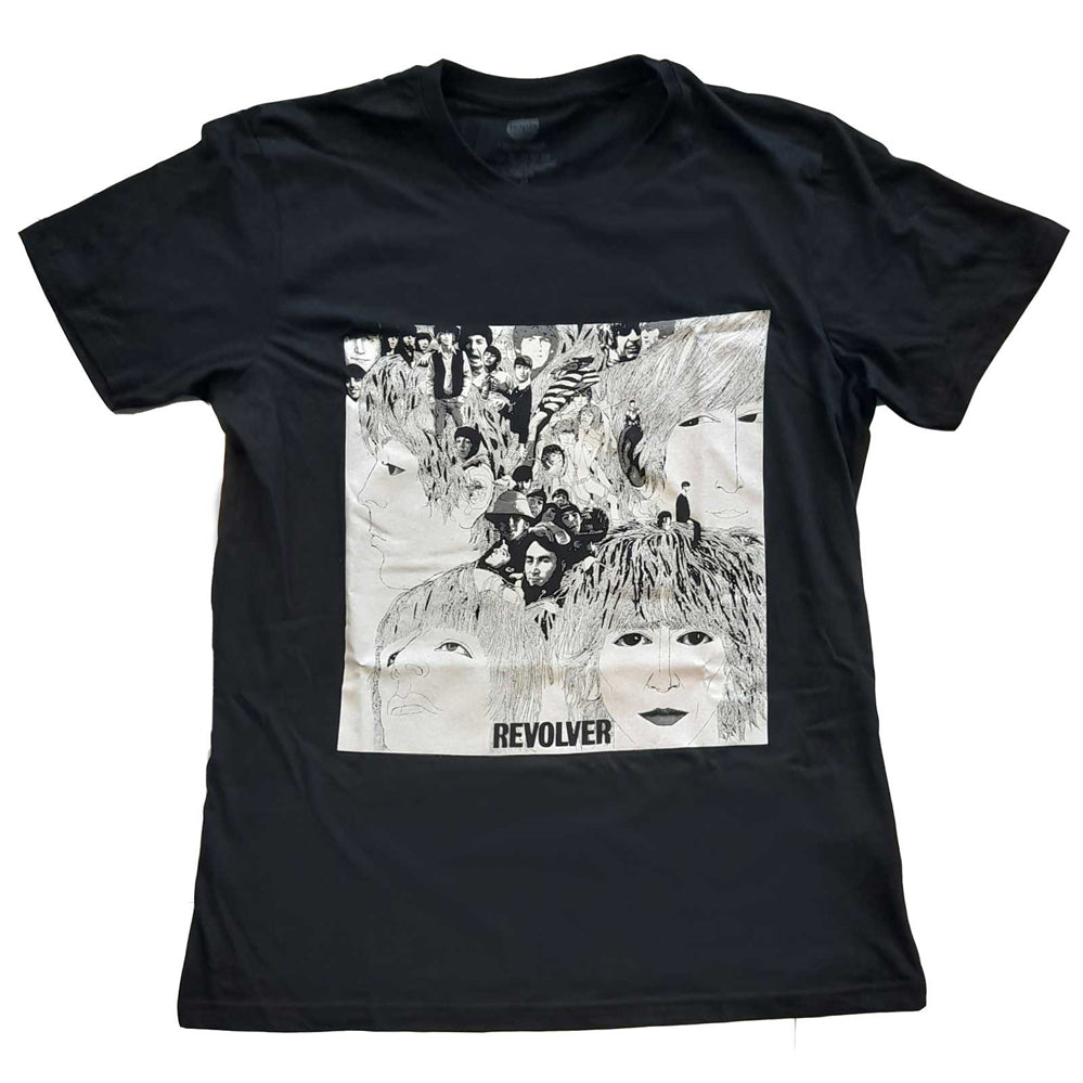The Beatles - Revolver Album Cover - Black t-shirt