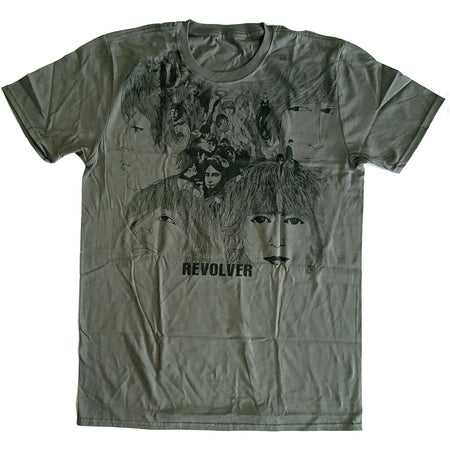 The Beatles - Revolver Album Cover -Charcoal Grey  t-shirt