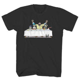 Gorillaz - Dinner Table - Black  t-shirt