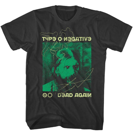 Type O Negative - Dead Again Outline - Black  t-shirt