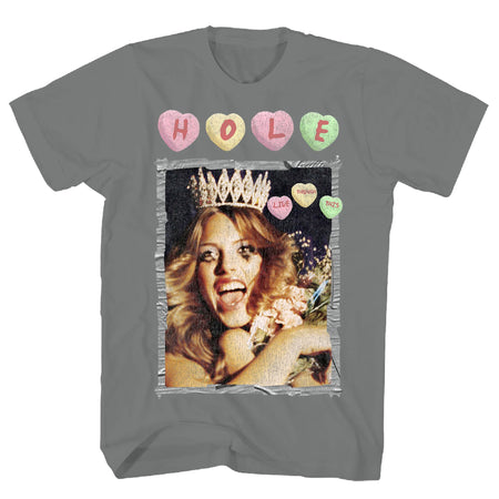 Hole - Live Through This - Charcoal  t-shirt