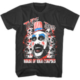 Rob Zombie - House Of 1000 Corpses-Capt Spaulding - Black  t-shirt
