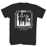Kiss - Dressed To Kill Photo Image - Black  t-shirt
