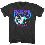 Pantera - Cowboys From Hell Purple Logo - Black  t-shirt