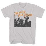 Twenty One Pilots - Live Scribble - Grey  t-shirt