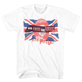 Sex Pistols - God Save The Queen-front & back - White  t-shirt